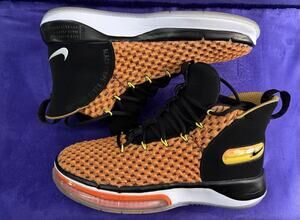 Nike Frank Rudy AlphaDunk Mens 10.5 LOB Total Orange Black White BQ5401-800